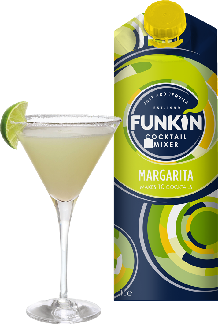 Margarita Cocktail Mixer Bottle PNG Image