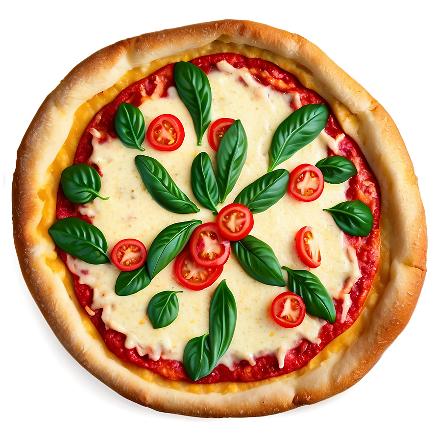 Margherita Pizza Vector Image Png 06262024 PNG Image