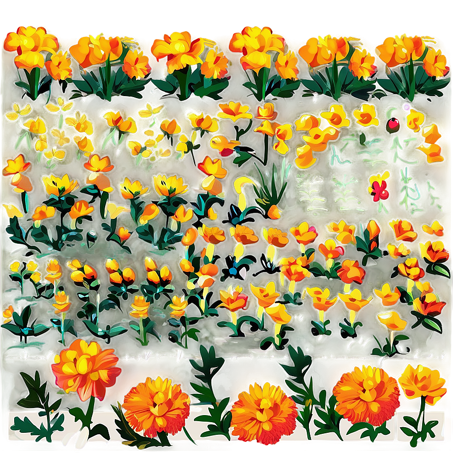 Marigold Fest Png 34 PNG Image