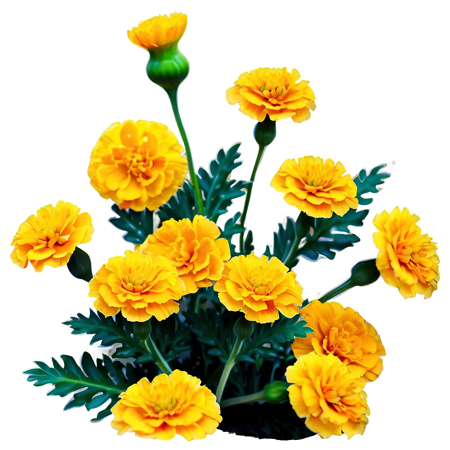 Marigold In Nature Png 06112024 PNG Image