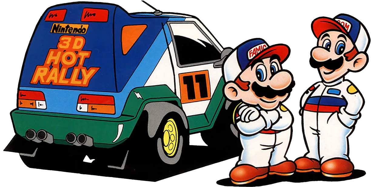 Marioand Luigi Rally Racers PNG Image