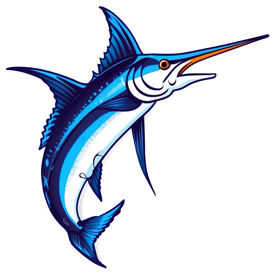 Marlin Fishing Tournament Logo Png Rjf PNG Image