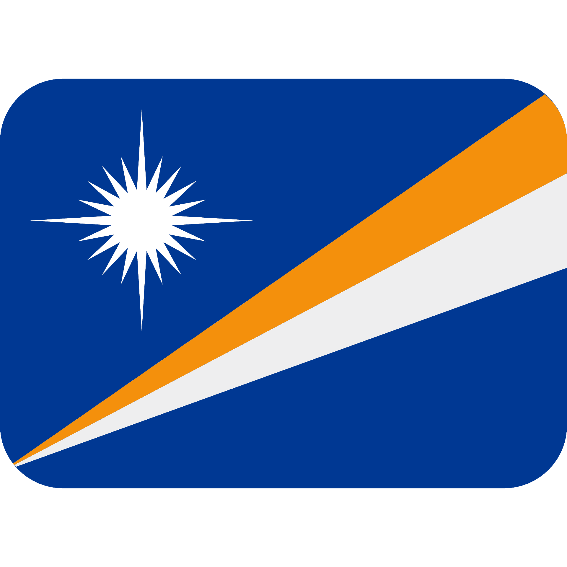 Marshall Islands Flag Graphic PNG Image