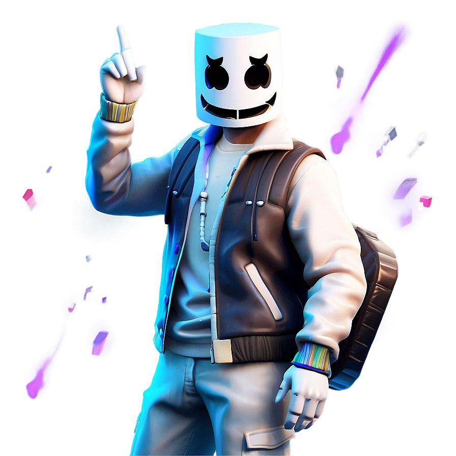 Marshmello Dj Set Fortnite Png 16 PNG Image