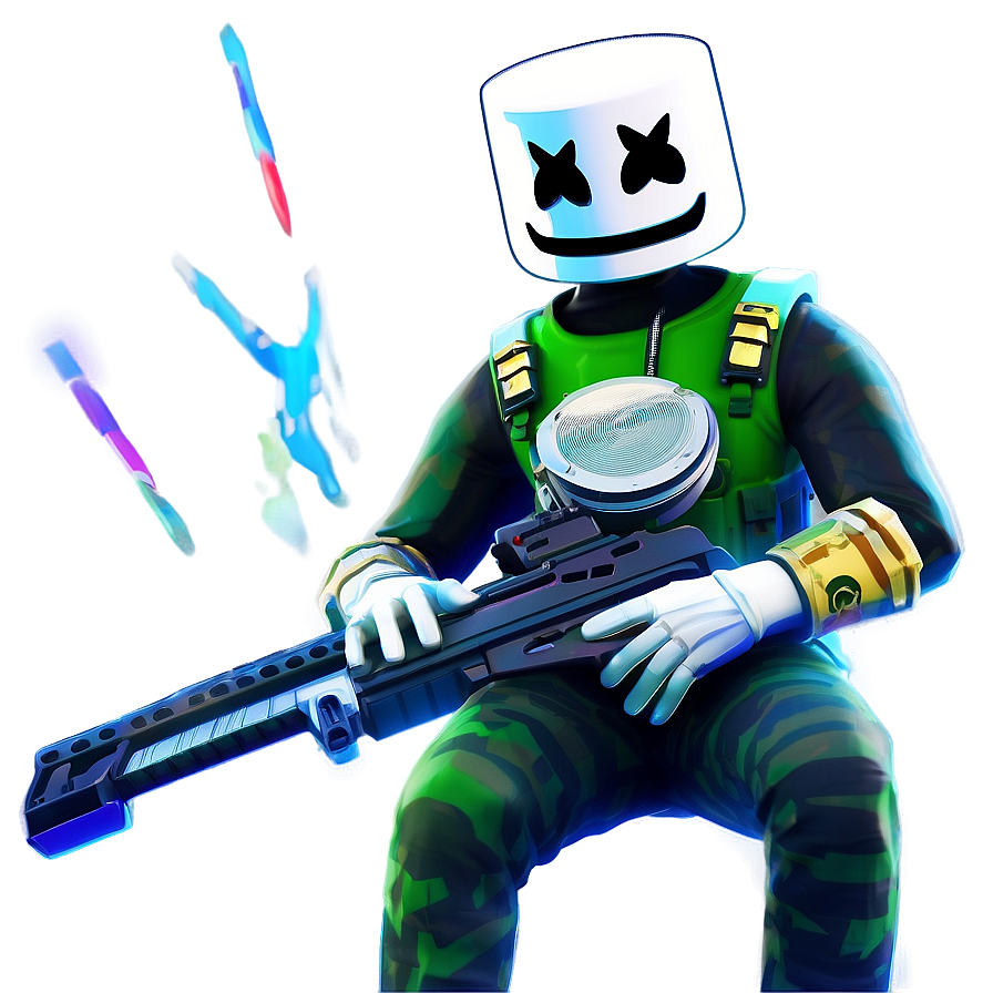 Marshmello Fortnite Loading Screen Png 06252024 PNG Image