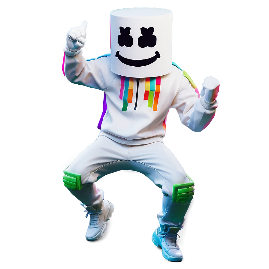 Marshmello Fortnite Victory Scene Png 90 PNG Image