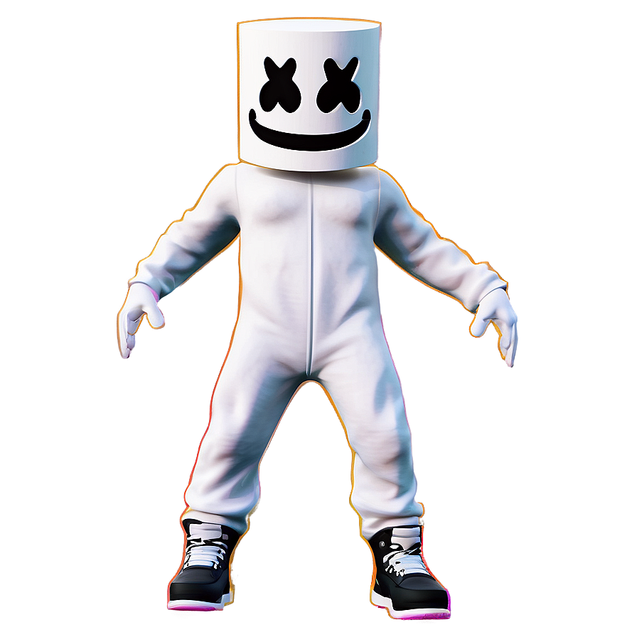 Marshmello Fortnite Victory Scene Png Nrx PNG Image