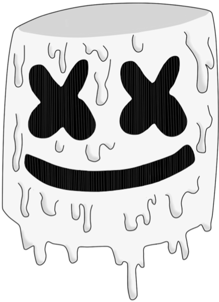 Marshmello Helmet Icon PNG Image