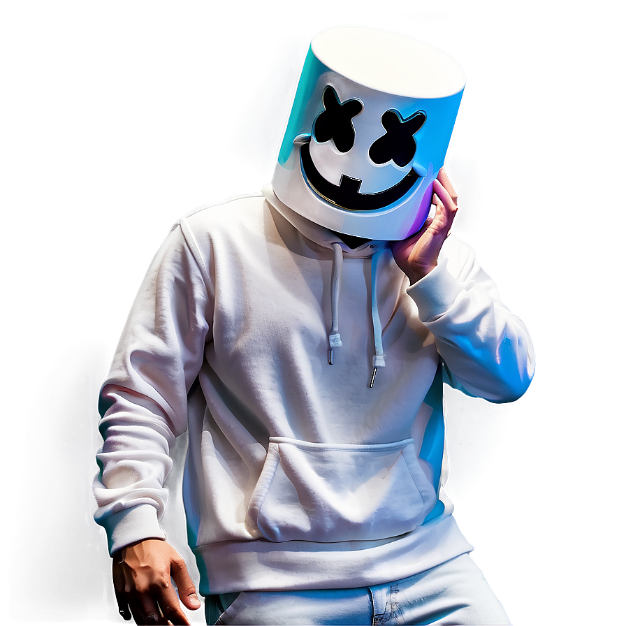 Marshmello Live Performance Png 06202024 PNG Image