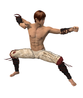 Martial_ Artist_ Video_ Game_ Character PNG Image