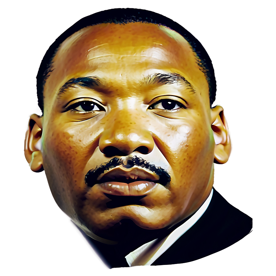 Martin Luther King Portrait Png Oqr84 PNG Image