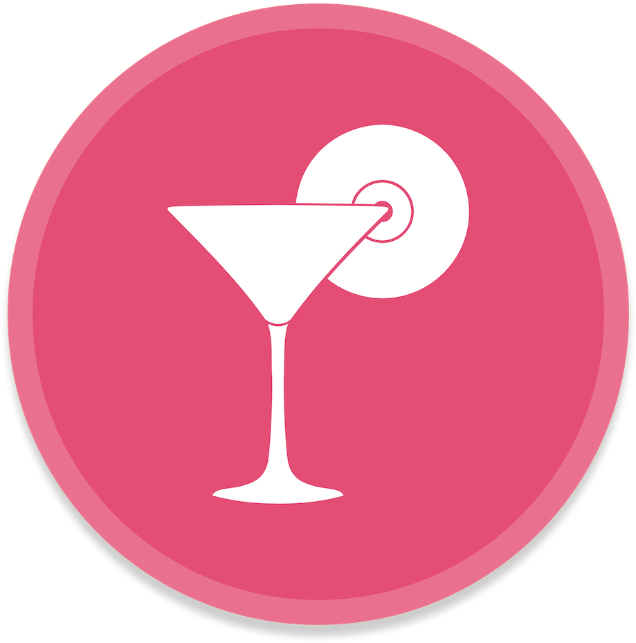 Martini Glass Iconwith Olive PNG Image