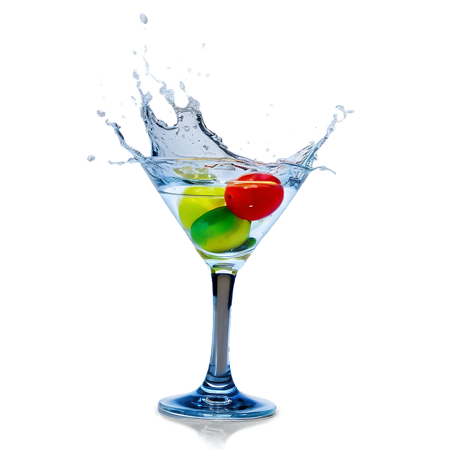 Martini Splashing Over Png Kmf60 PNG Image