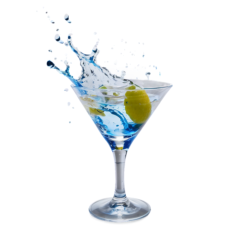 Martini Splashing Over Png Ksc64 PNG Image