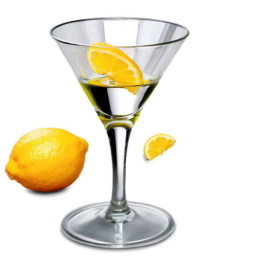 Martini With Citrus Zest Png 38 PNG Image