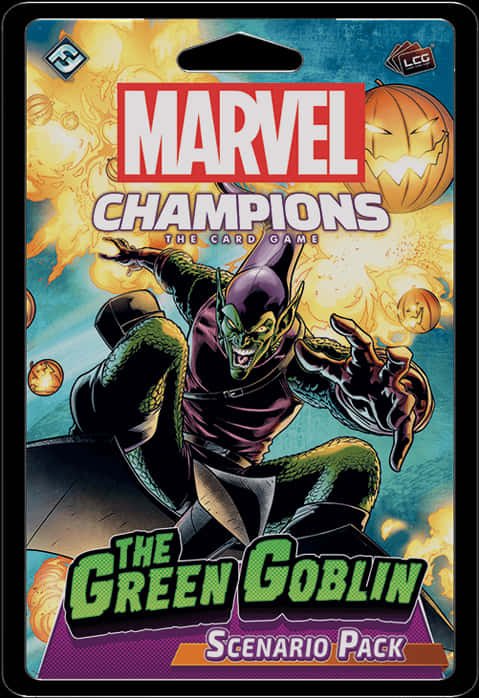 Marvel Champions Green Goblin Card Game Pack PNG Image