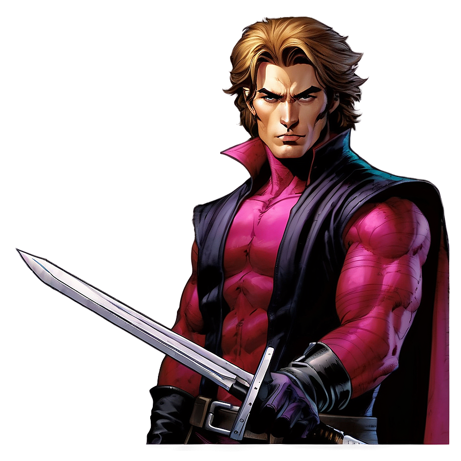 Marvel Comics Gambit Png Exj PNG Image