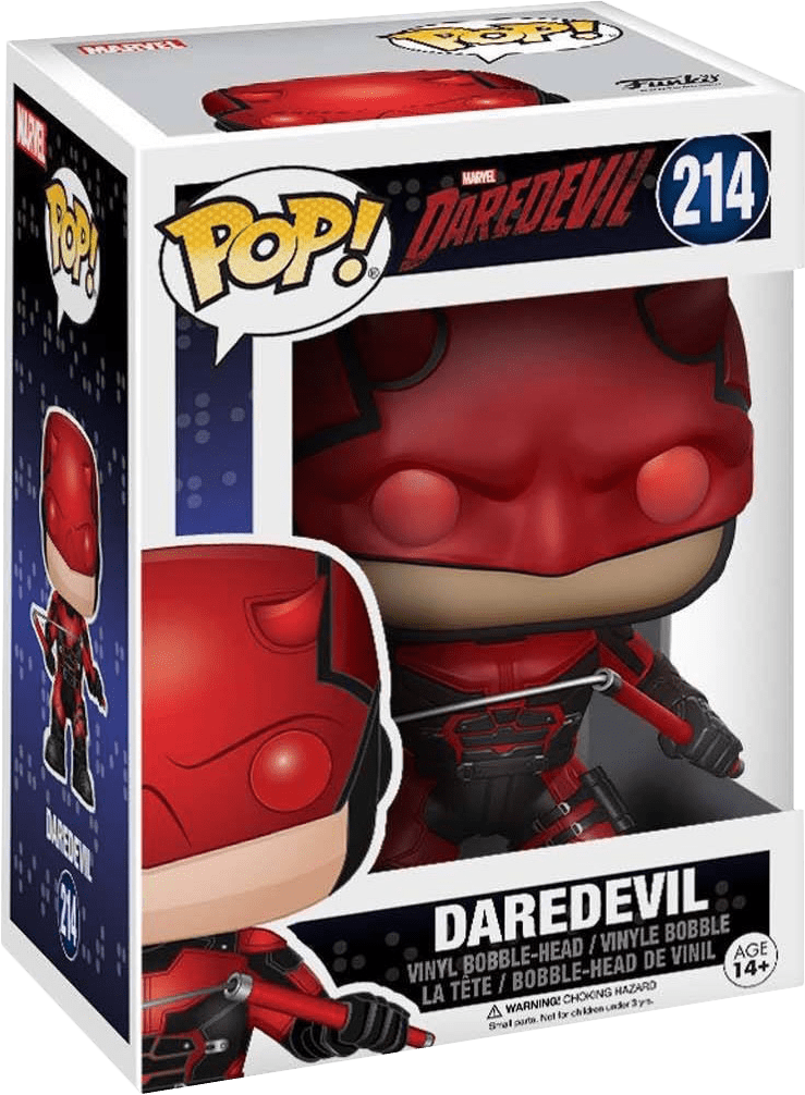 Marvel Daredevil Funko Pop214 PNG Image