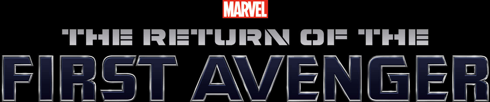 Marvel The Returnofthe First Avenger Title PNG Image