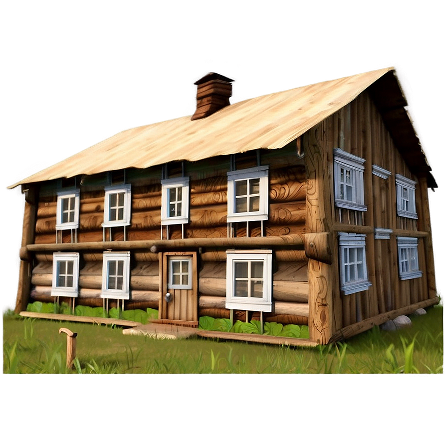 Masha And Bear Wooden House Png 32 PNG Image