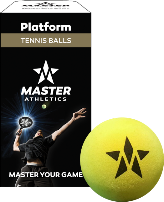 Master Athletics Platform Tennis Balls Packaging PNG Image