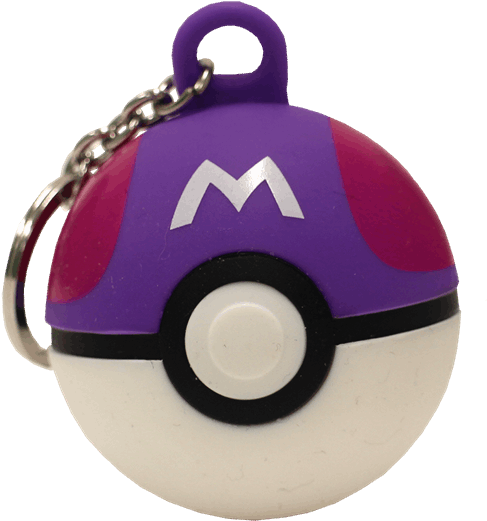 Master Ball Keychain Pokemon Accessory PNG Image