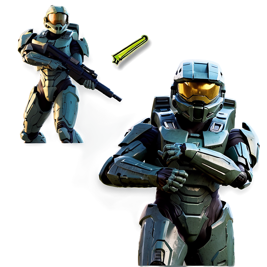 Master Chief And Spartan Locke Png 05212024 PNG Image