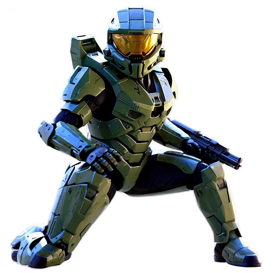 Master Chief Dual-wielding Png 05212024 PNG Image