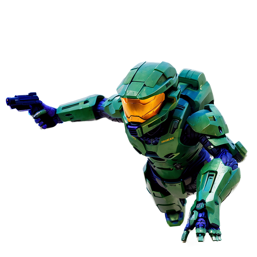 Master Chief Dual-wielding Png Uit PNG Image