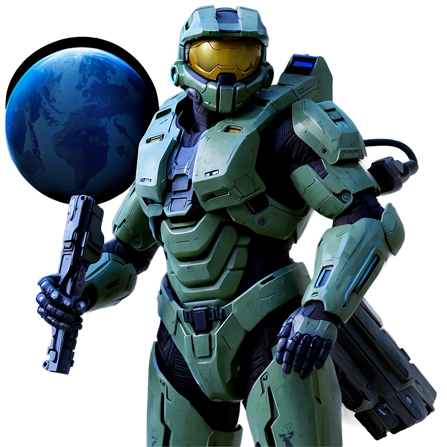 Master Chief Halo Environment Png Mft92 PNG Image