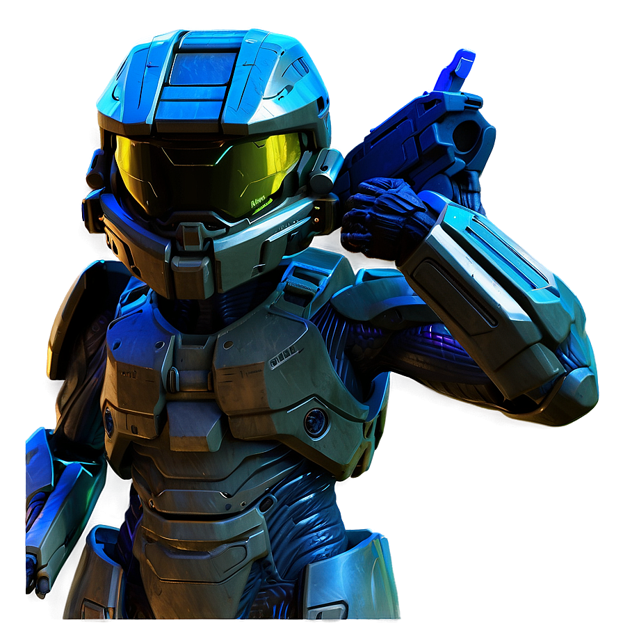 Master Chief Halo Odst Style Png Hgg PNG Image