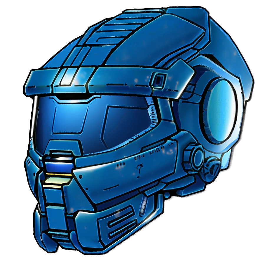 Master Chief Helmet Blueprint Png 41 PNG Image