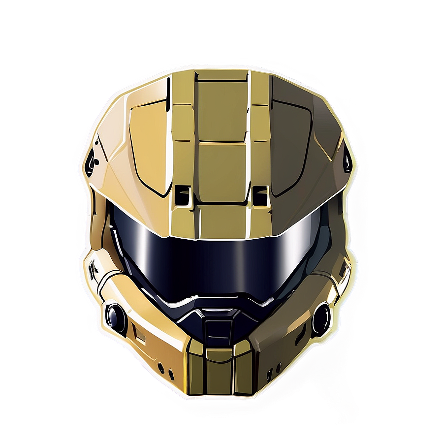 Master Chief Helmet Illustration Png 06132024 PNG Image