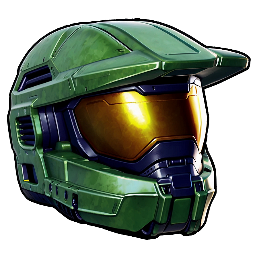 Master Chief Helmet In-game Png 99 PNG Image