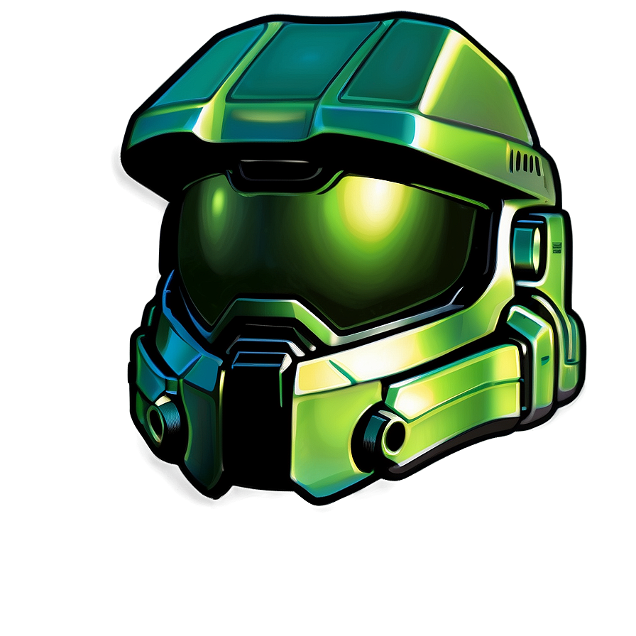 Master Chief Helmet Metallic Png 06132024 PNG Image