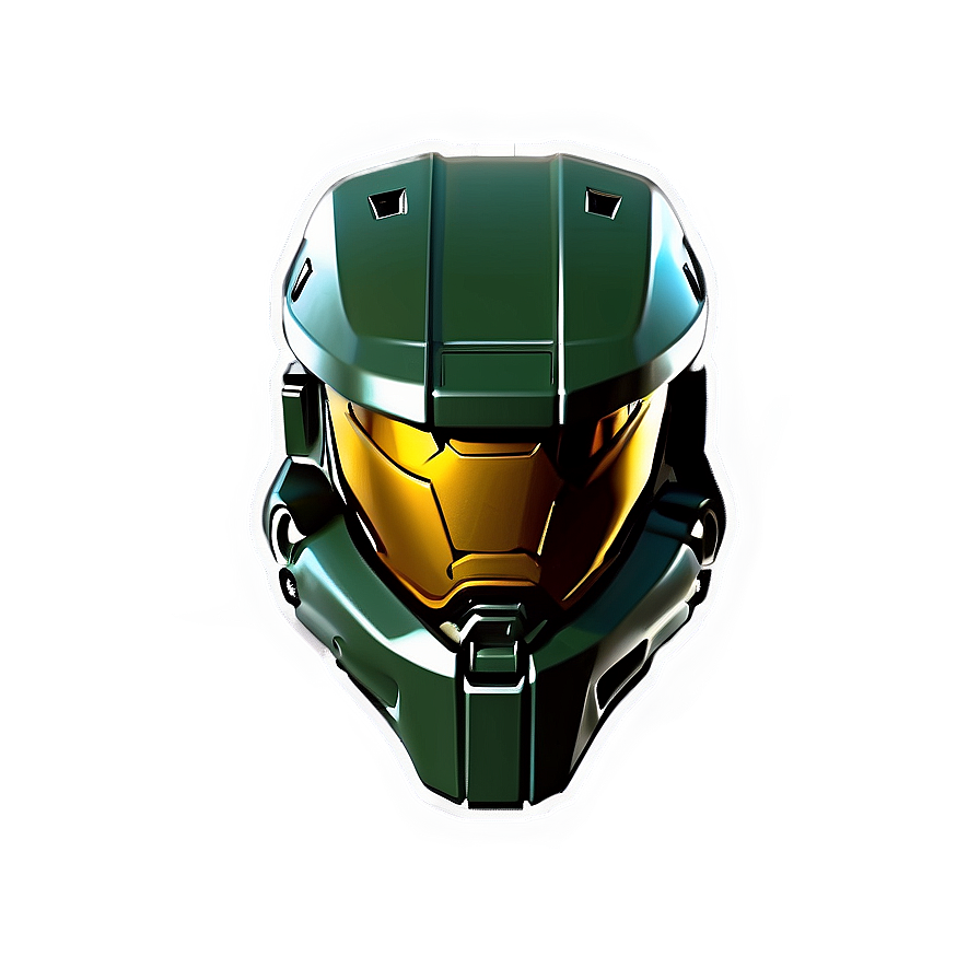 Master Chief Helmet Silhouette Png Xgl24 PNG Image