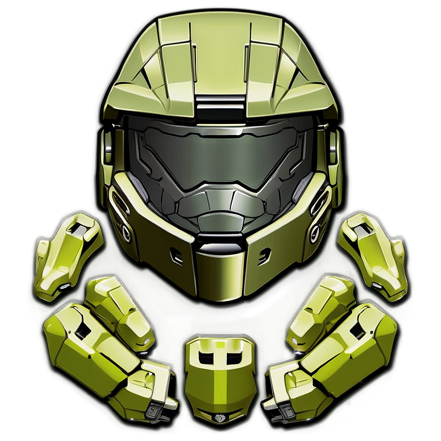 Master Chief Helmet Visor Png Cti PNG Image