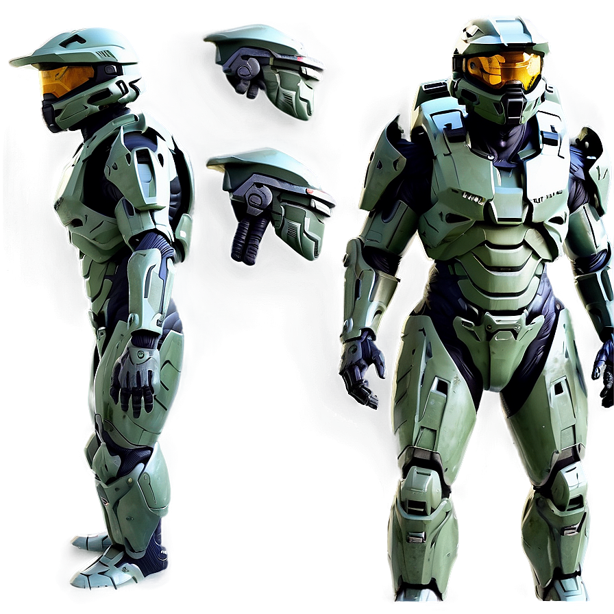 Master Chief High Detail Png Qui77 PNG Image