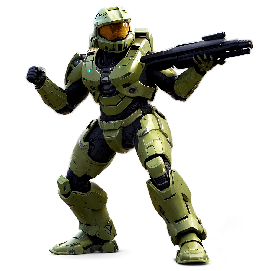 Master Chief Iconic Stance Png 05212024 PNG Image