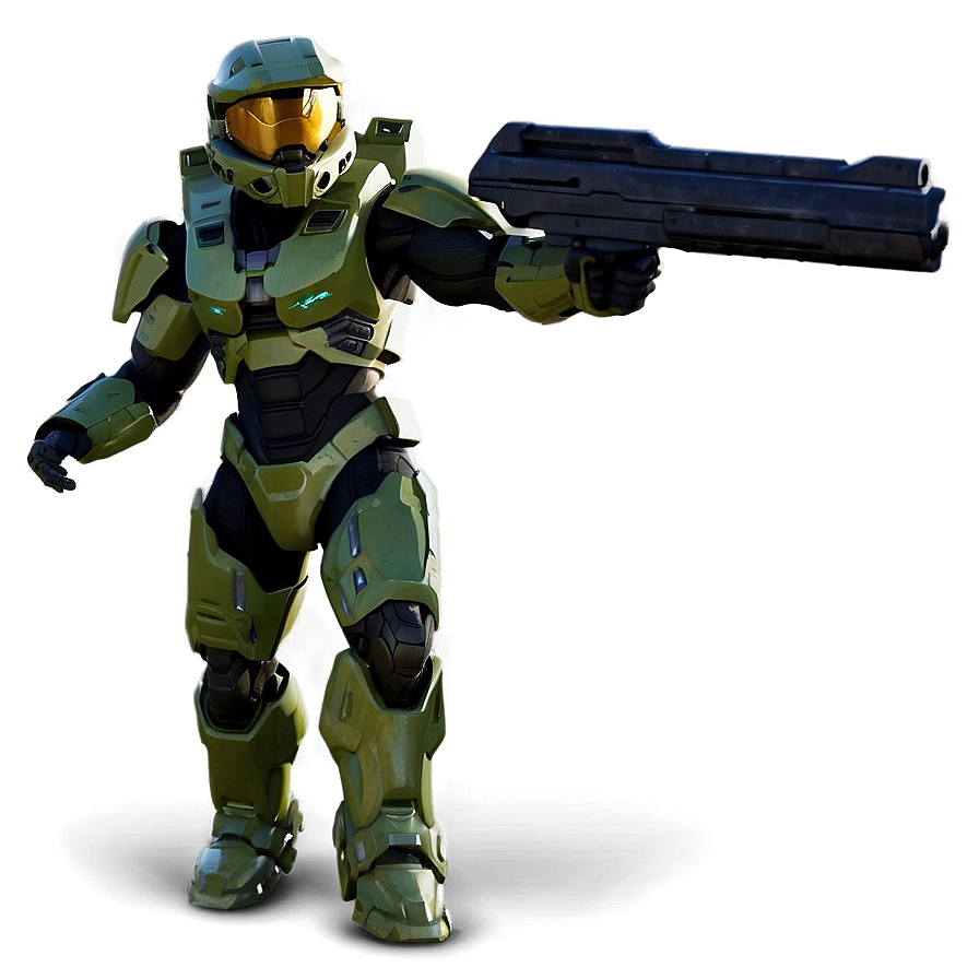 Master Chief Legendary Pose Png 91 PNG Image