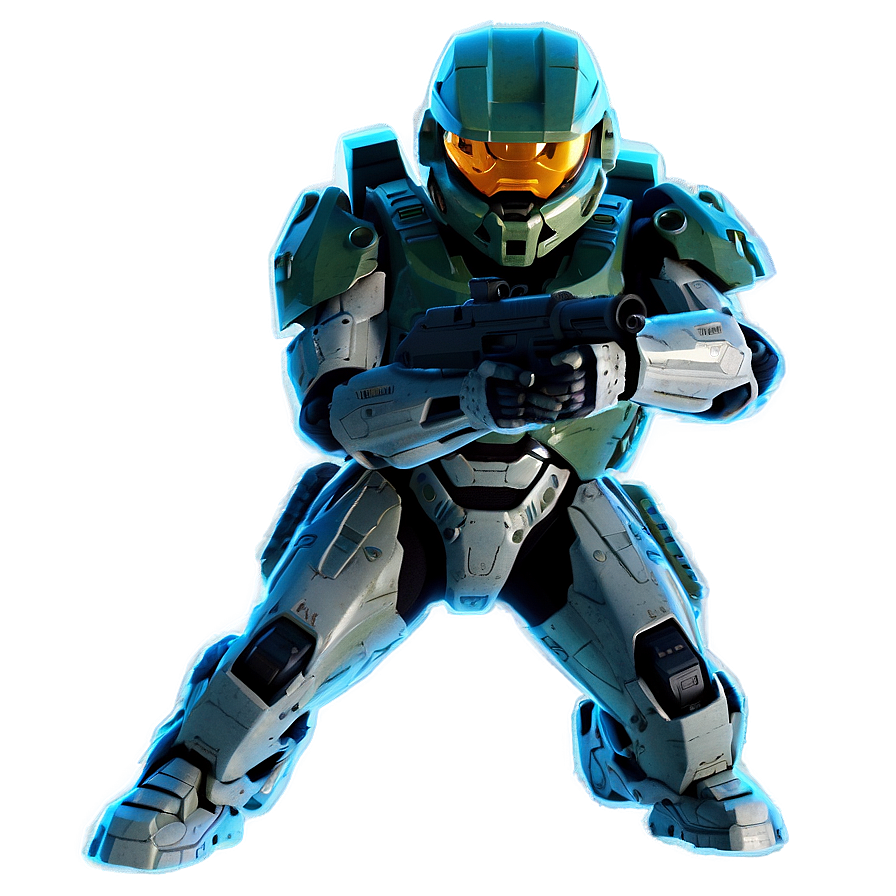 Master Chief Sniper Stance Png Mjp PNG Image