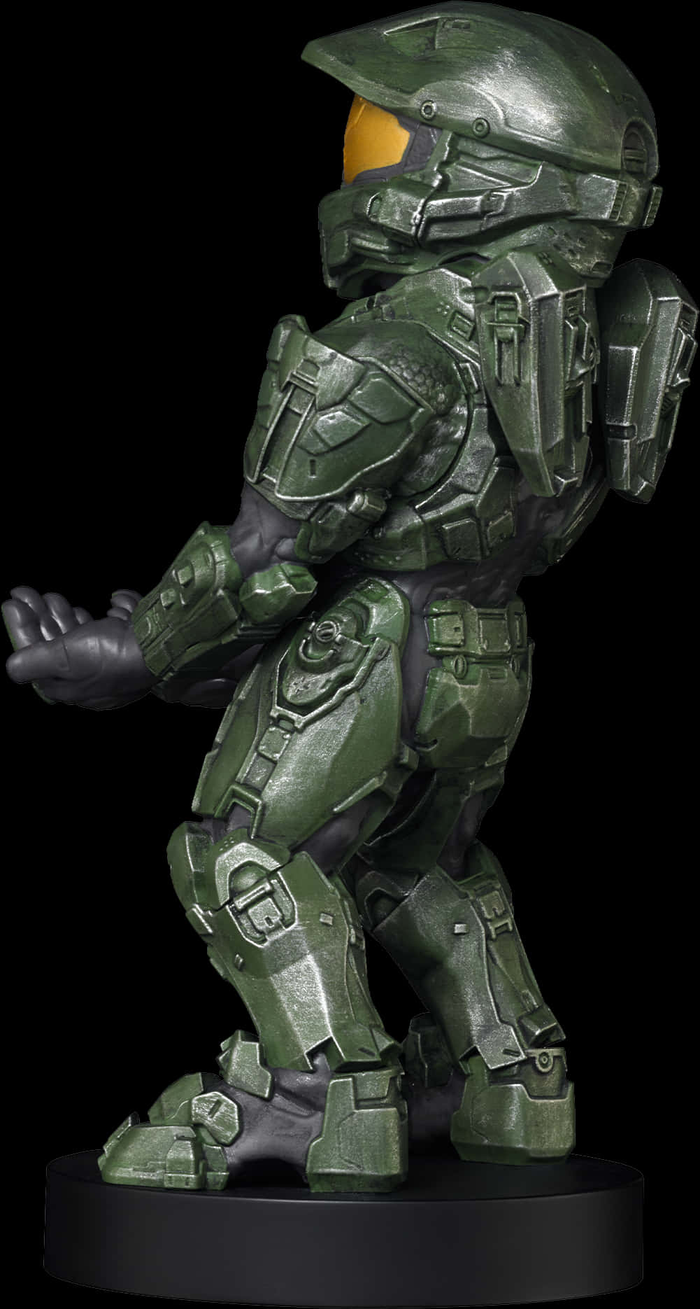 Master Chief Statue Profile View PNG Image