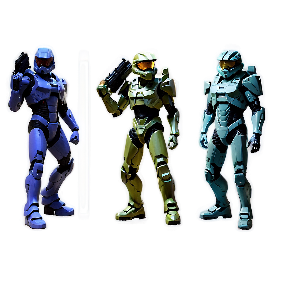 Master Chief Vs. Elite Png 05212024 PNG Image