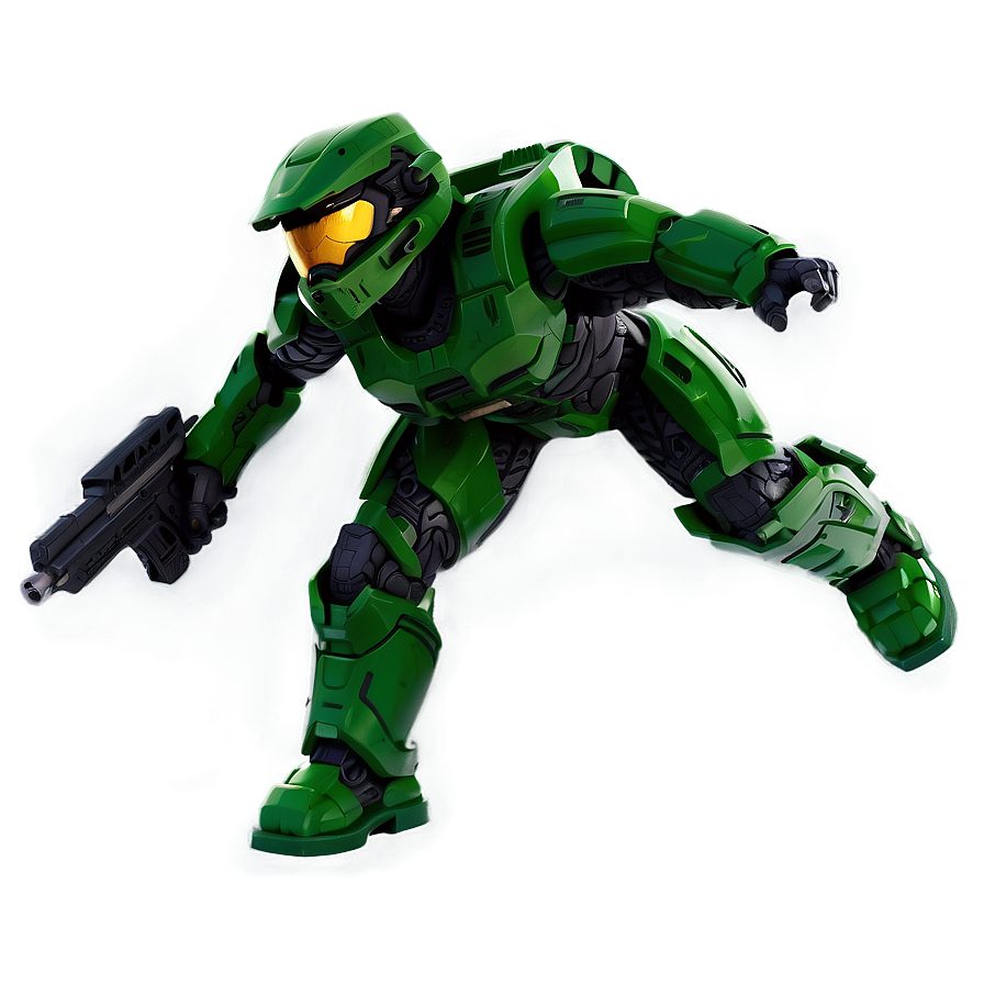 Master Chief With Plasma Grenade Png Qhp PNG Image