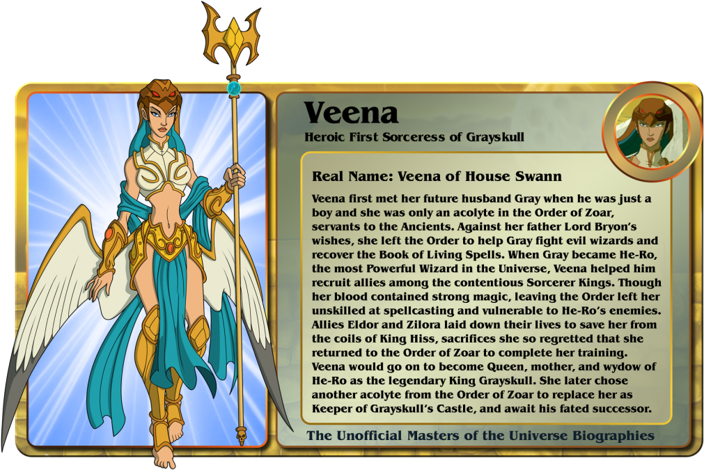 Mastersofthe Universe Veena Card PNG Image