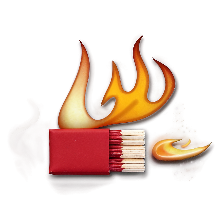 Matchbox Flame Art Png 83 PNG Image