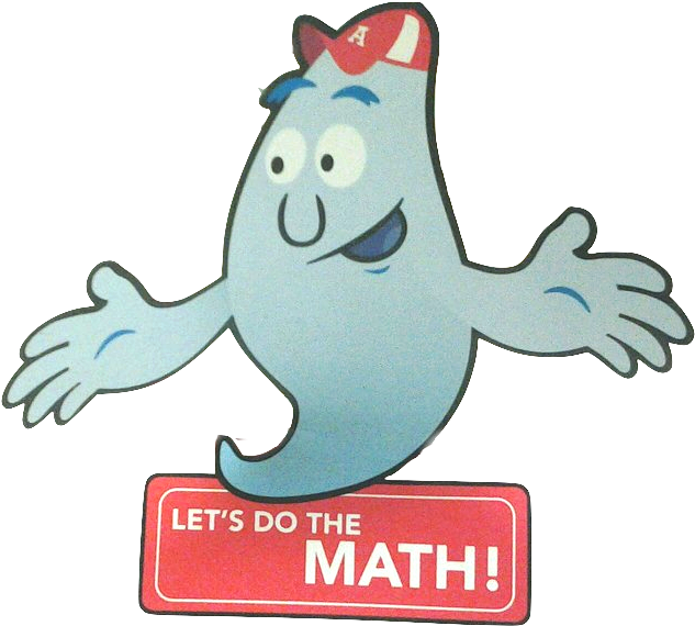 Math Mascot Cartoon Character PNG Image