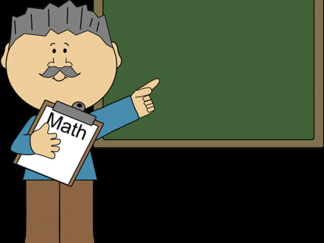 Math Teacher Clipart PNG Image