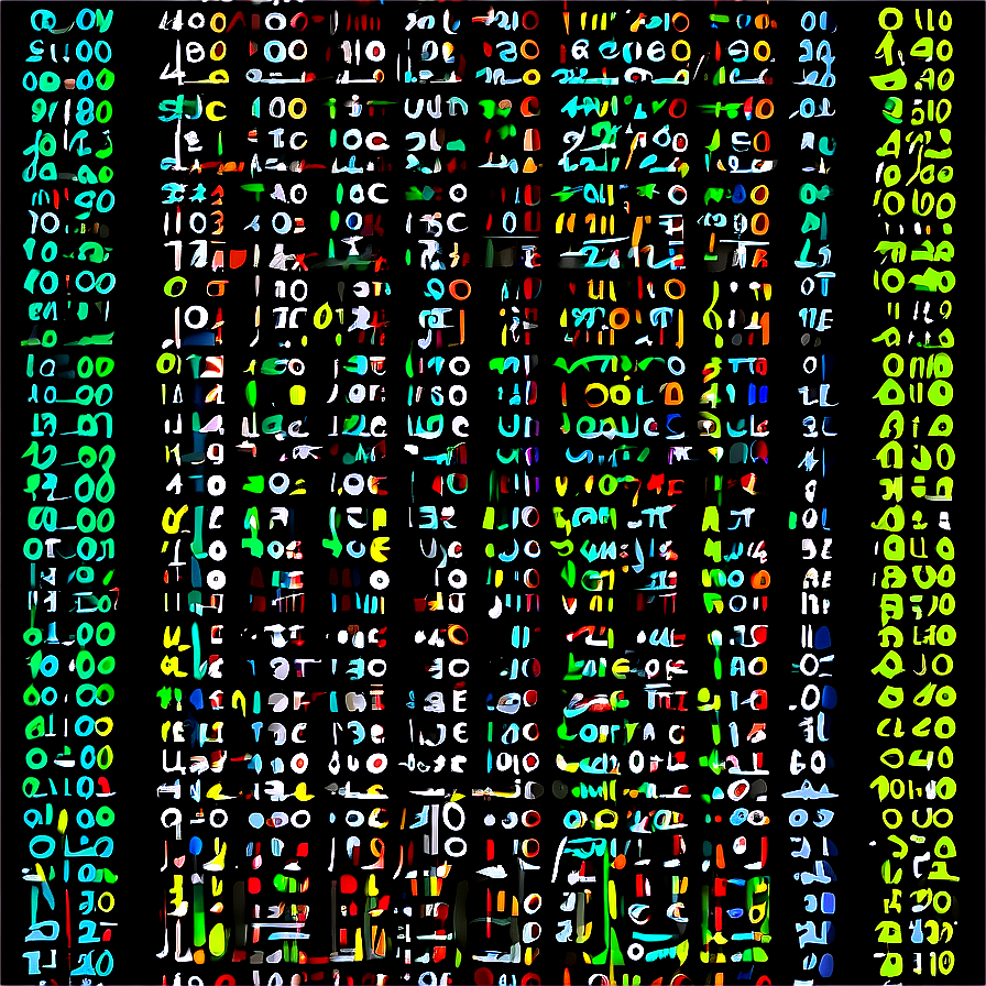 Matrix Code Binary Seamless Pattern Png Khe PNG Image