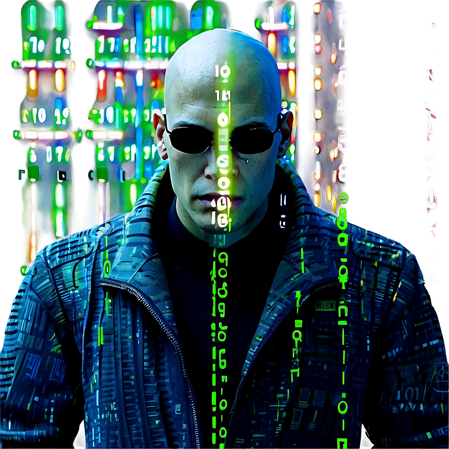 Matrix Code Virtual Landscape Png Ohq PNG Image